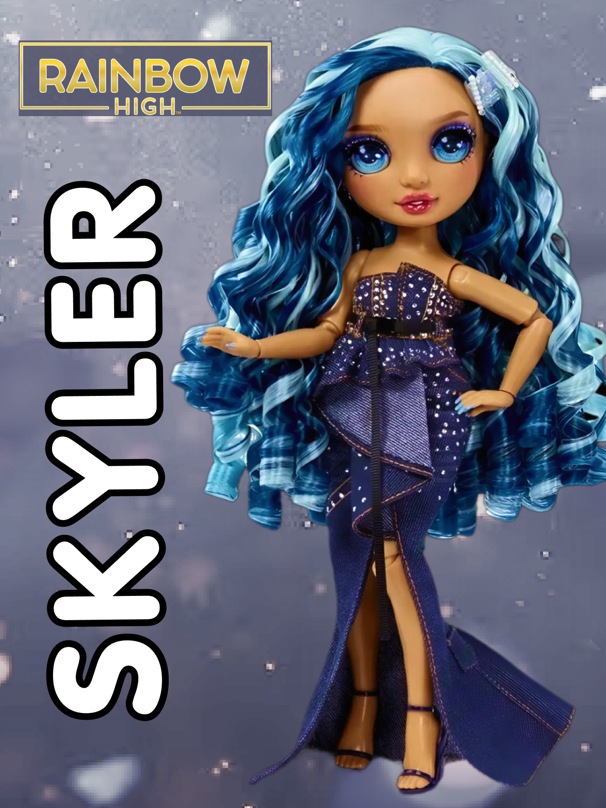 Изображение товара Кукла Rainbow High Skyler Bradshaw 28 см в модном костюме с аксессуарами