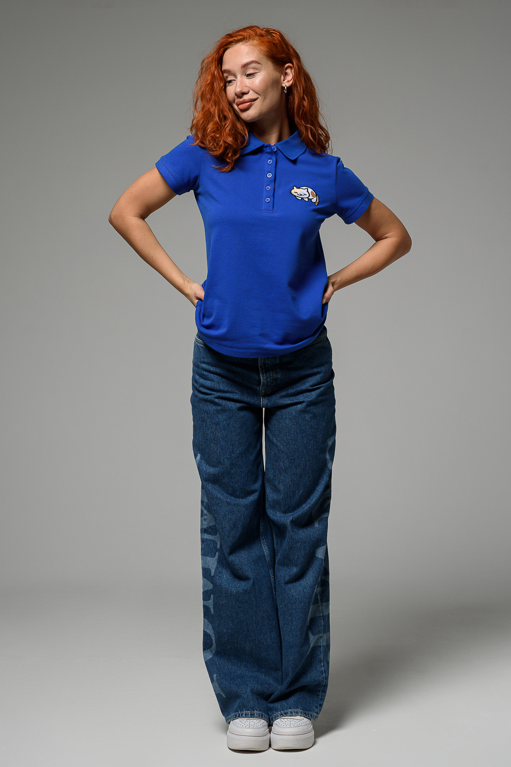 Поло Натали Суслова 8524 индиго+кот - фото 6