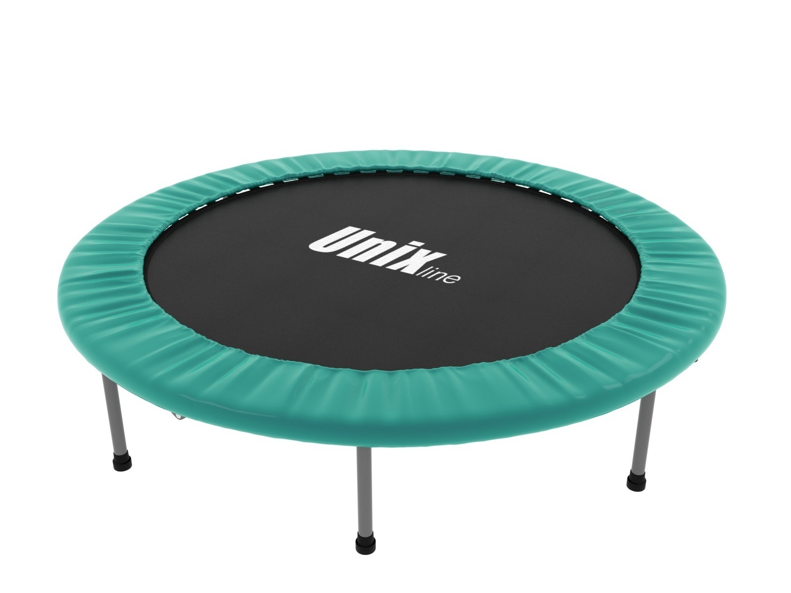 Батут fitness Compac UNIX line диаметр 140 см до 110 кг диаметр прыжковой зоны 117 см - фото 2