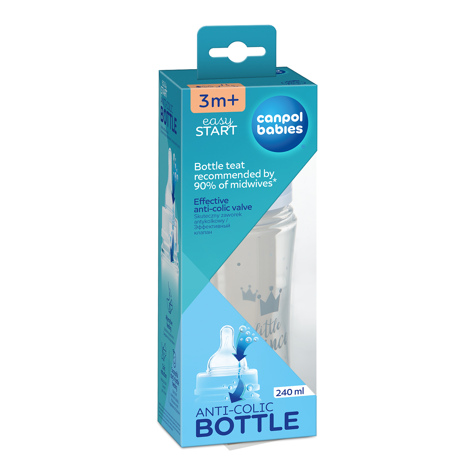 Бутылочка Canpol Babies Anti-Colic 240 мл - фото 12