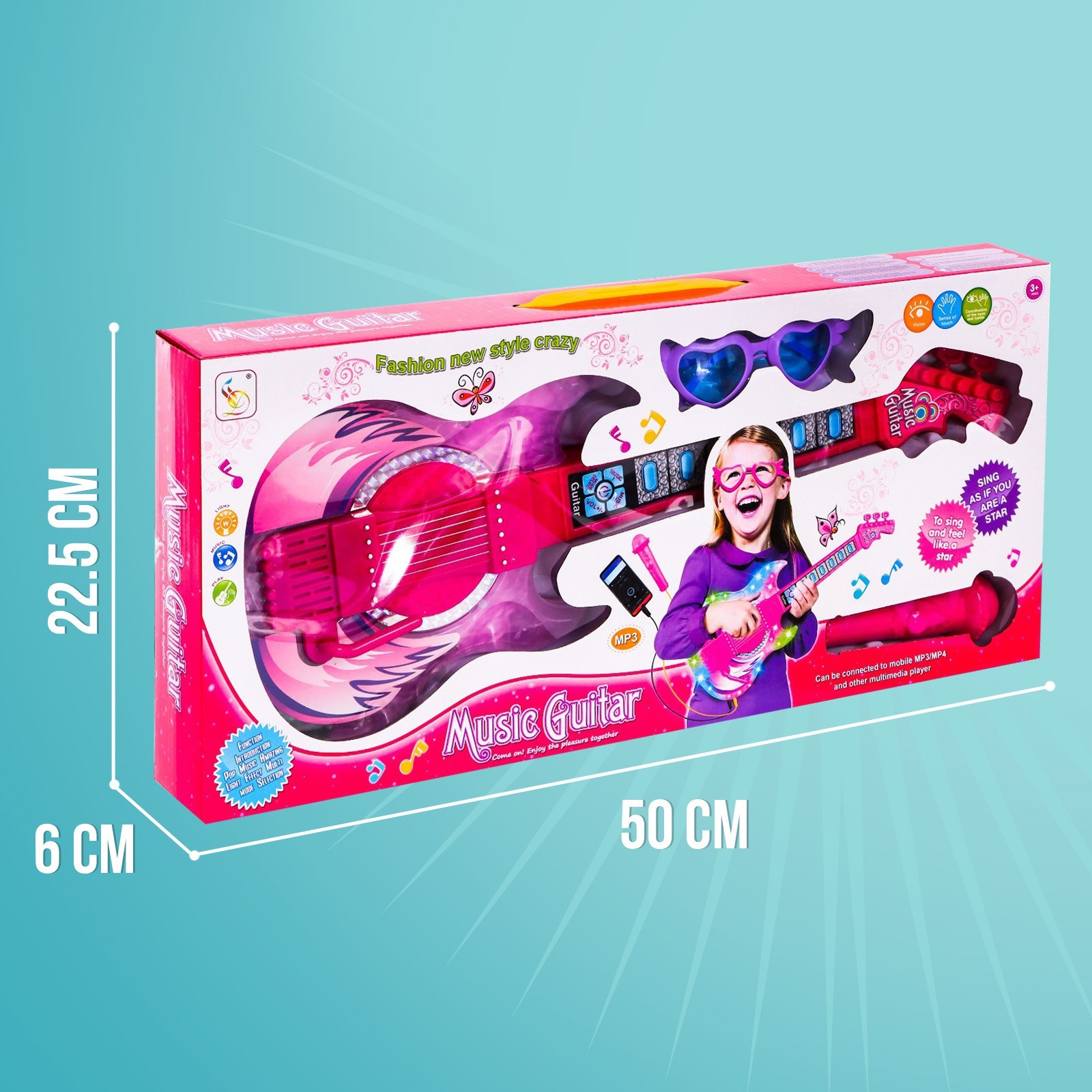 Игрушка музыкальная Лас Играс «Играй и пой» гитара - фото 6