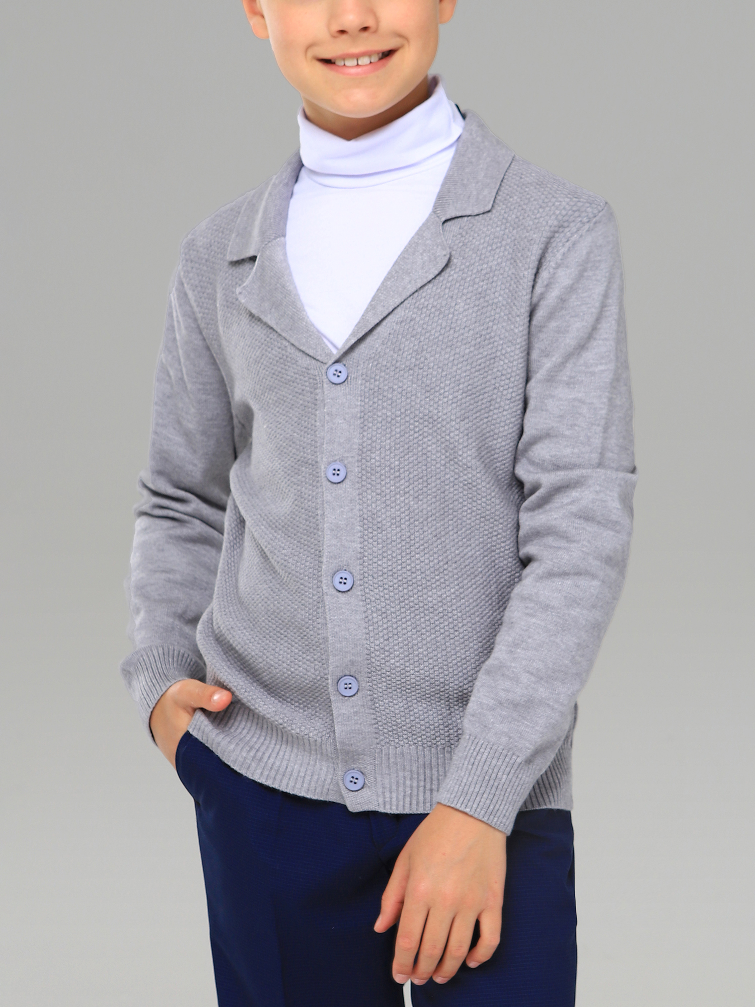 Кардиган СИНЯЯ МОДА VEGAMY5002A-B39 - фото 10