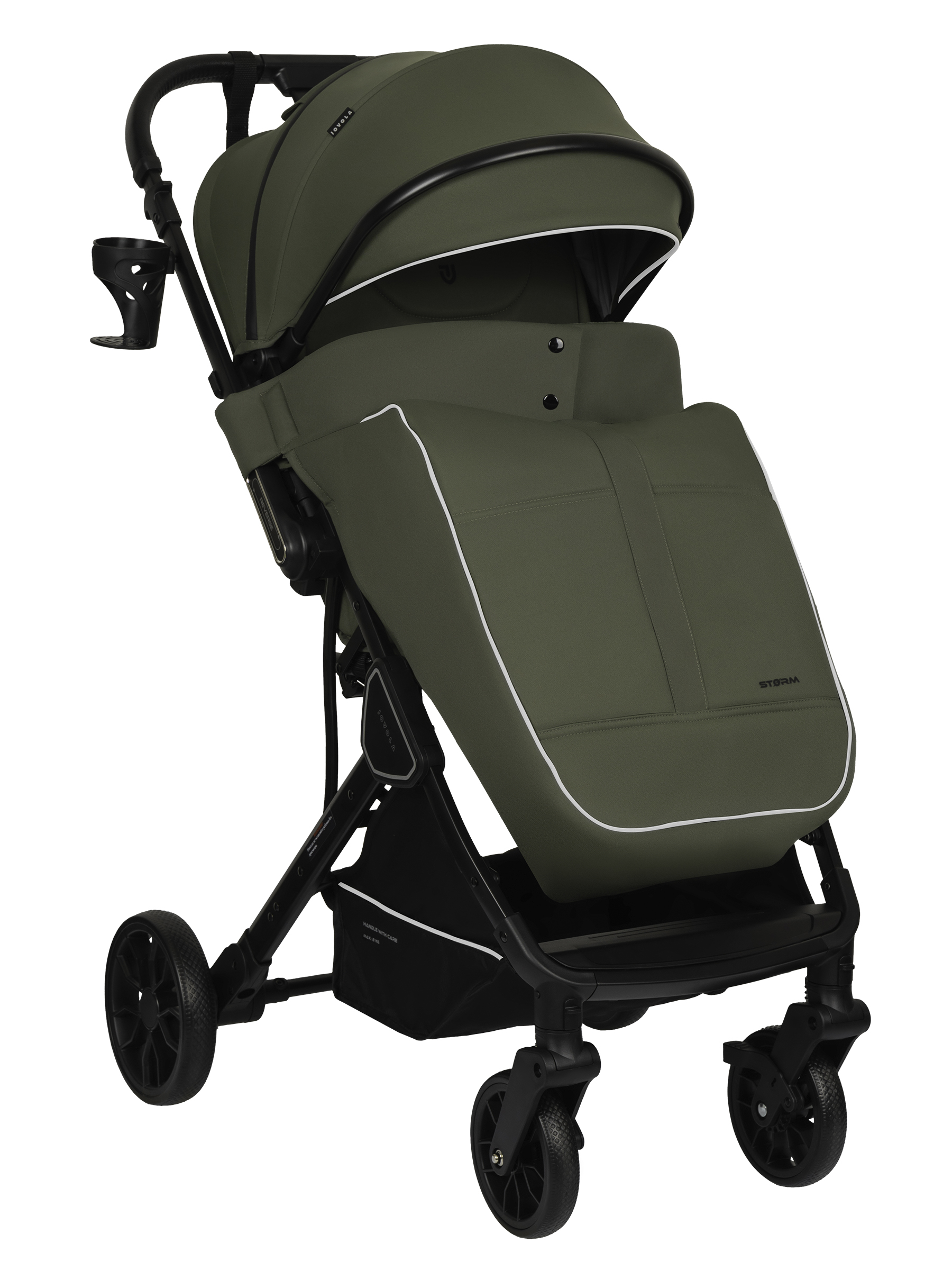 Коляска прогулочная JOVOLA Storm, зеленый - фото 3