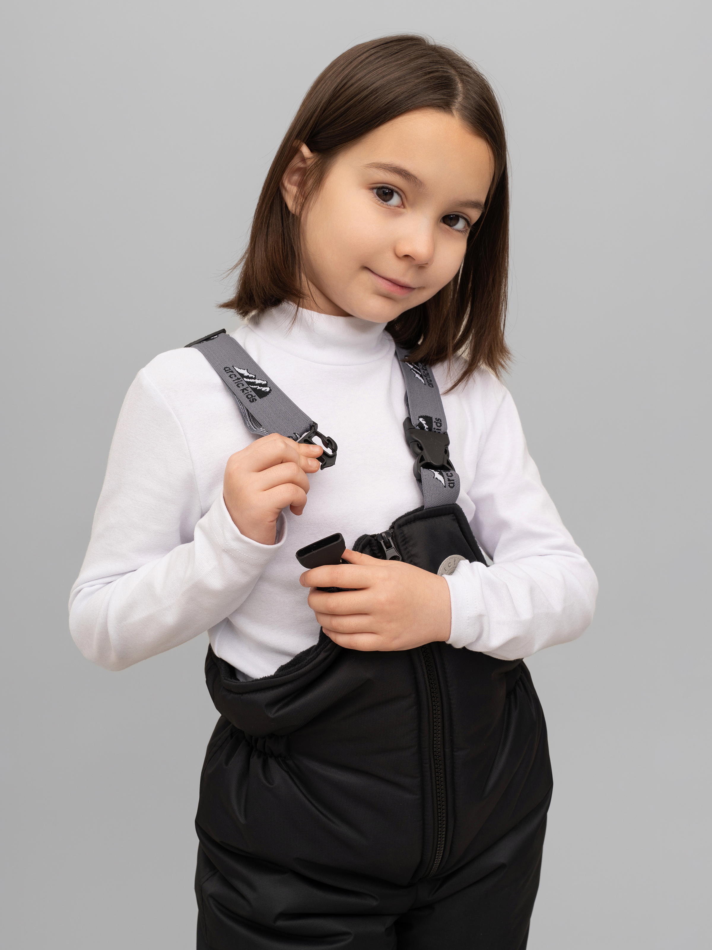 Полукомбинезон Arctic kids 60-015 черный - фото 11