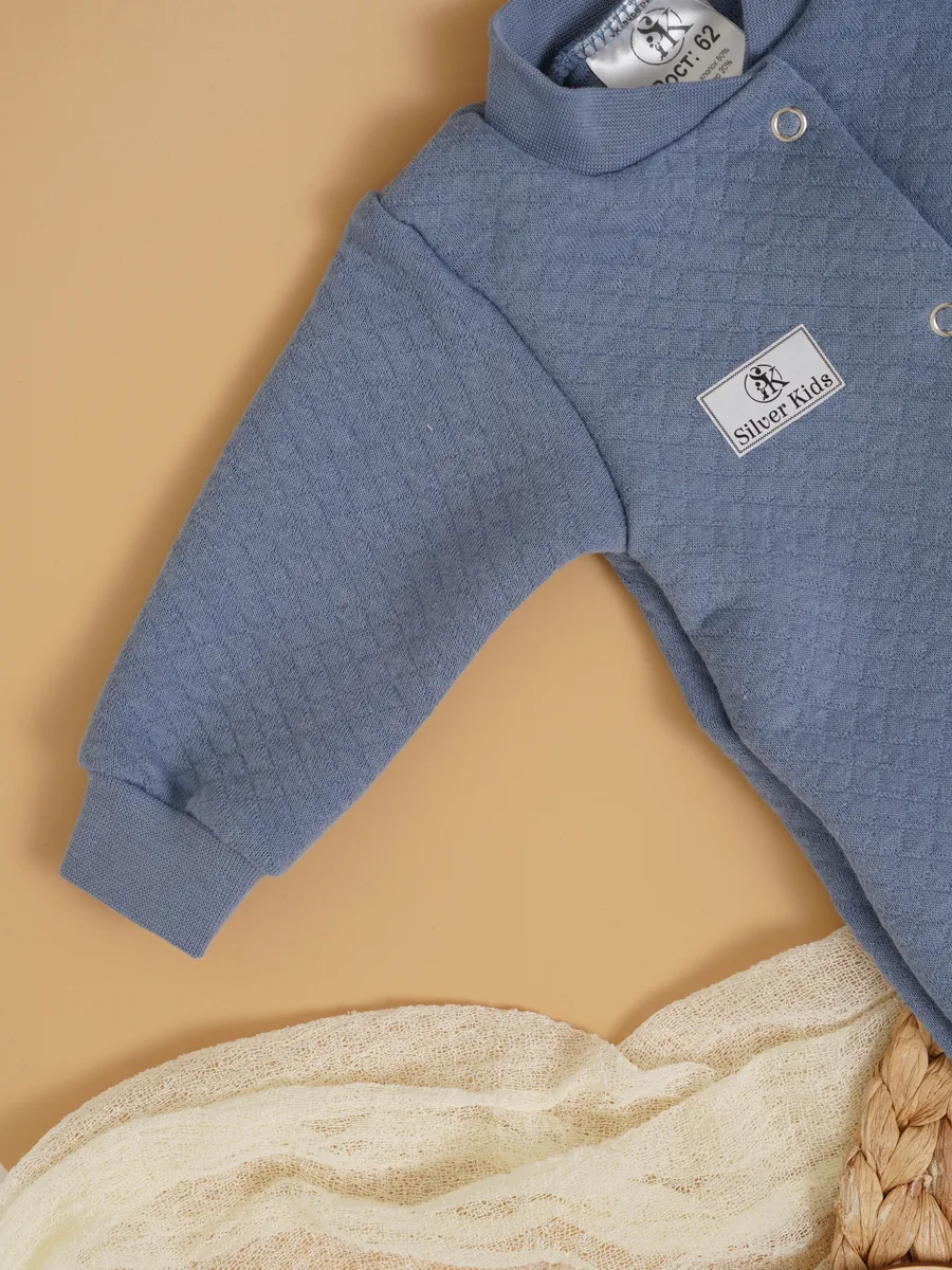 Комбинезон Супер Пупс мод24/сероголубой - фото 18