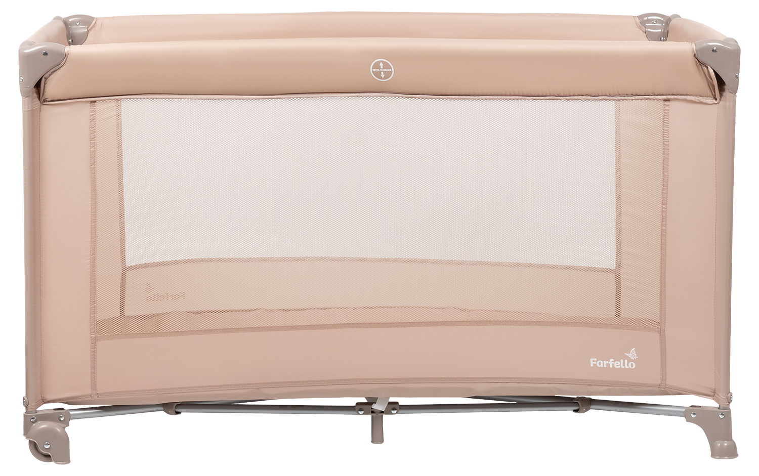 Манеж кровать Farfello Fun бежевый FN-1 - фото 5