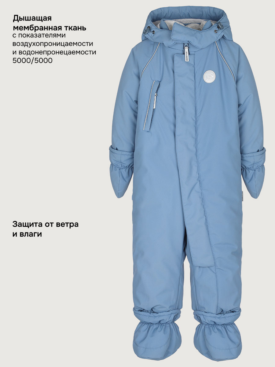 Комбинезон NIKASTYLE 8з0125 джинс - фото 4