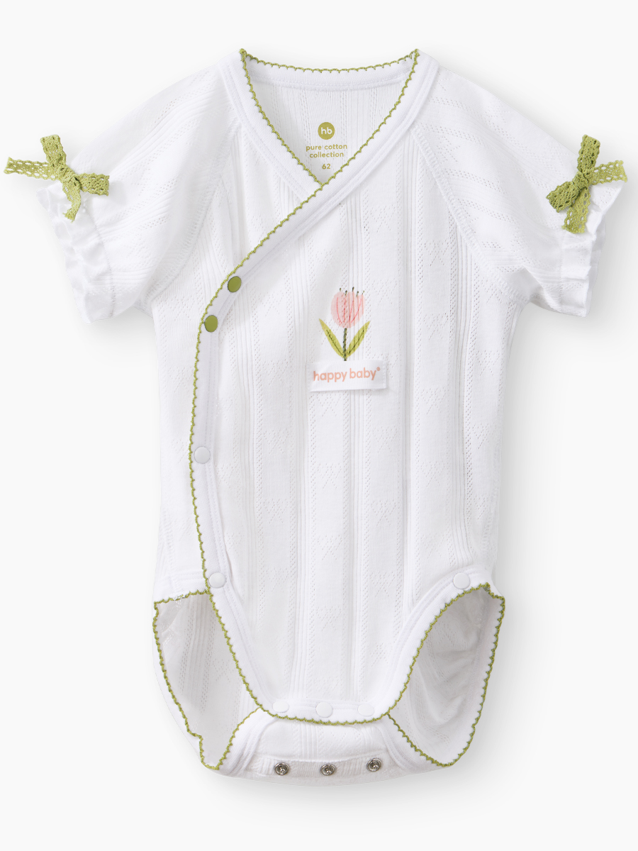 Боди 2 шт Happy Baby 90154-0_white-pink - фото 6