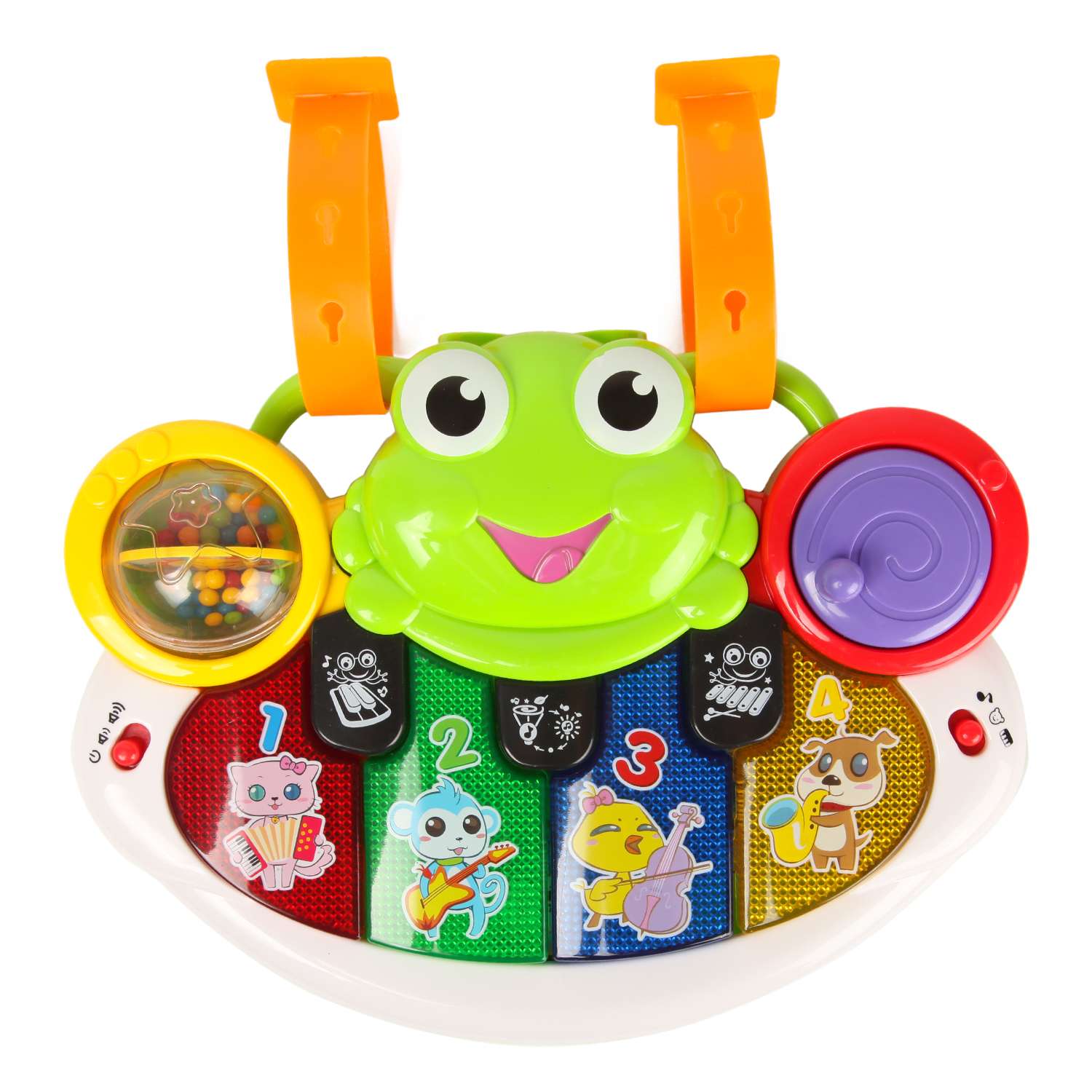 Игрушка музыкальная BabyGo Лягушка пианино - фото 8