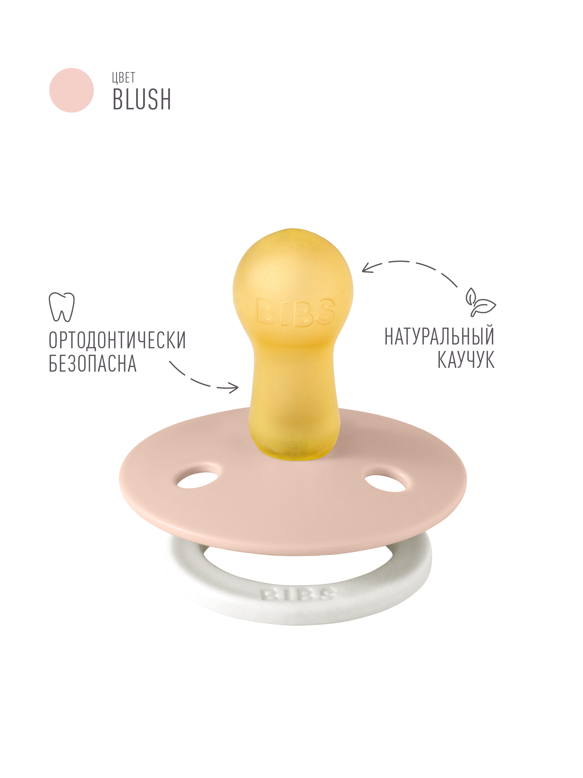 Набор BIBS латекс классическая от 6 мес. 2 шт. - фото 2