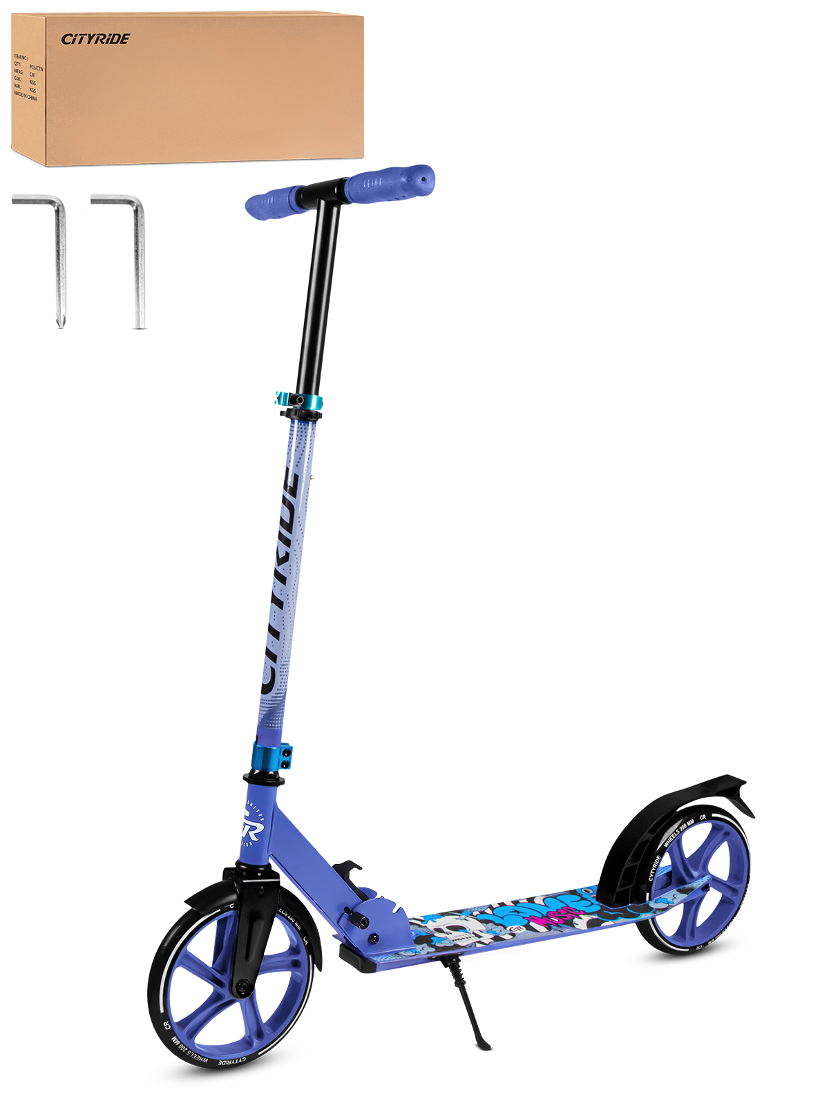 Самокат CITYRIDE двухколесный - фото 12