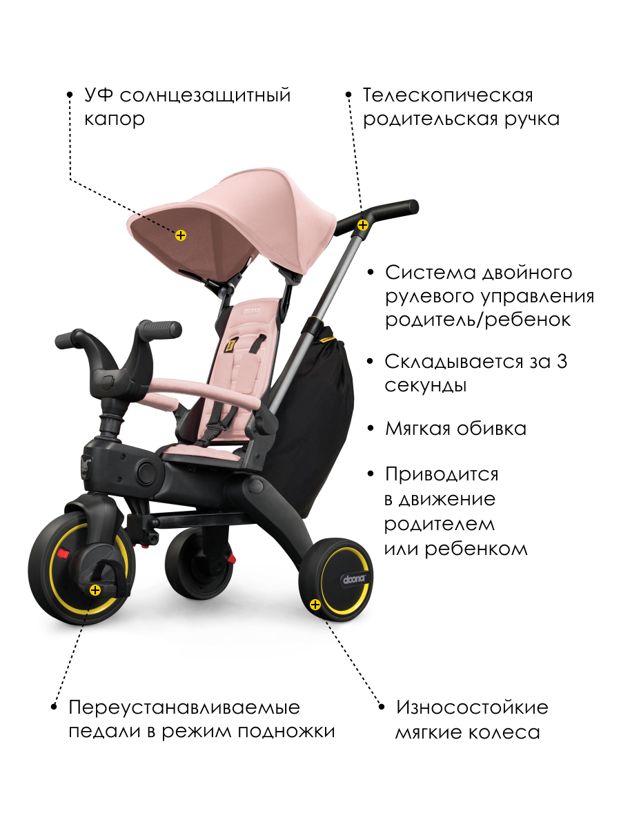 Трехколесный велосипед Doona 8 дюймов - фото 3