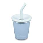 Стакан Klean Kanteen детский одностенный Kid Cup Straw Lid 10oz Clear Sky с трубочкой 296 мл