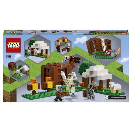 Конструктор LEGO Minecraft Аванпост разбойников блочный