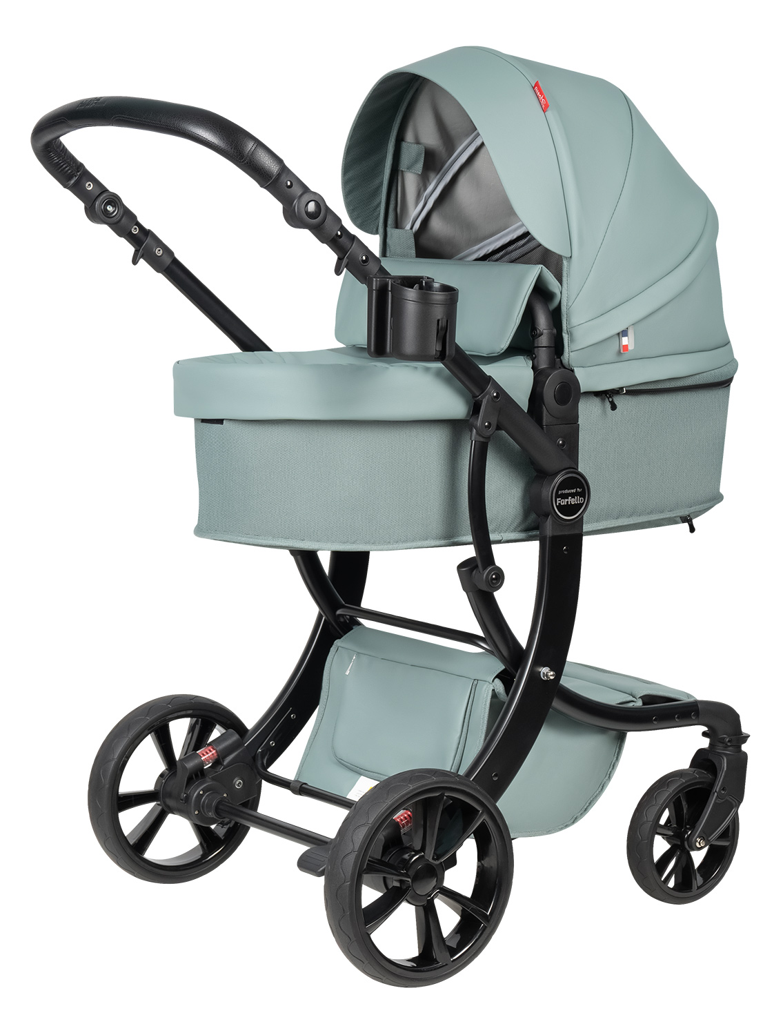 Коляска трансформер Aimile Spring бирюзовый - фото 11