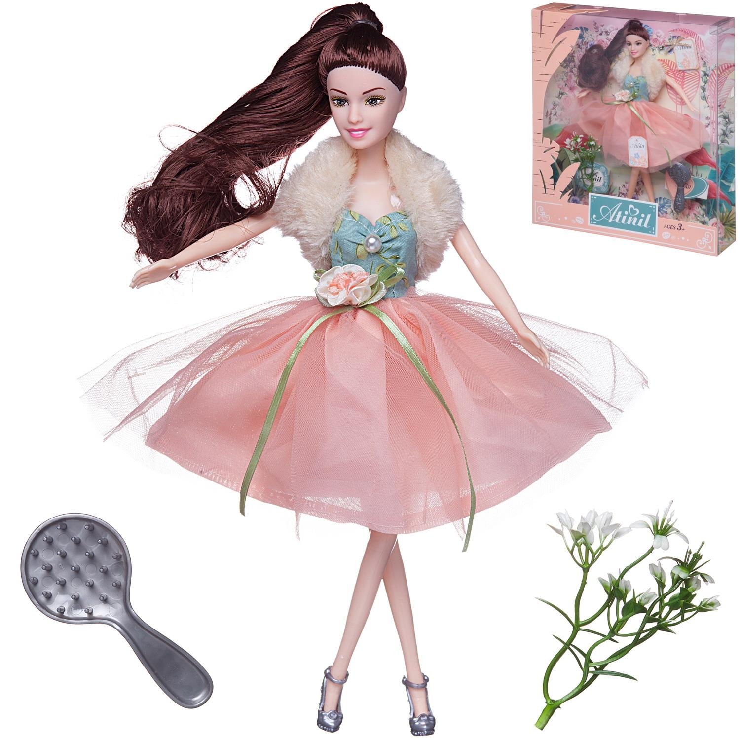 Кукла модельная Junfa высота 28 см WJ-22275/шатенка - фото 2