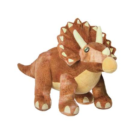 Мягкая игрушка All About Nature динозавр Трицератопс
