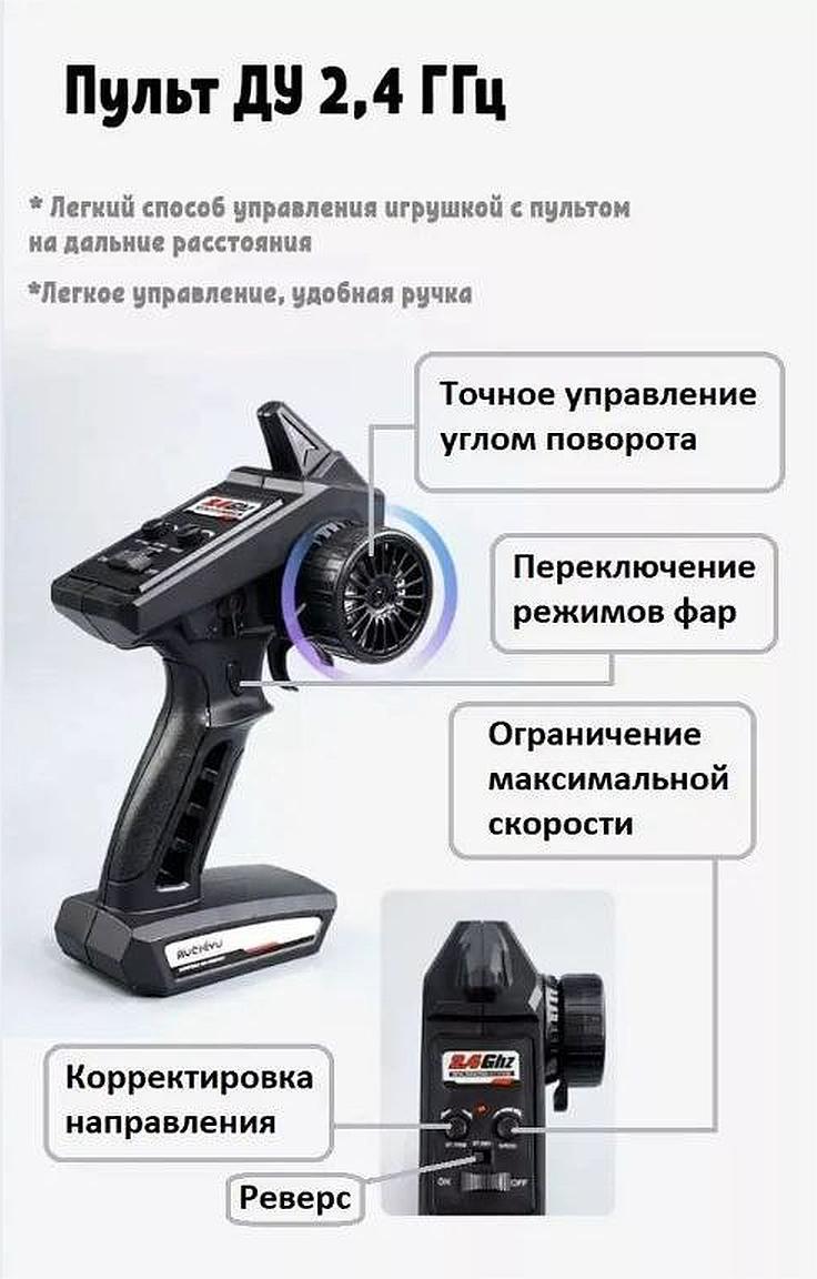 Автомобиль РУ RUSH CONTROL 1:16 - фото 3