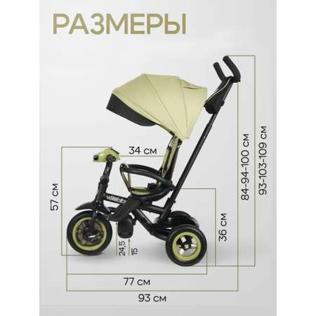 Трехколесный велосипед Velobibi 10 дюймов
