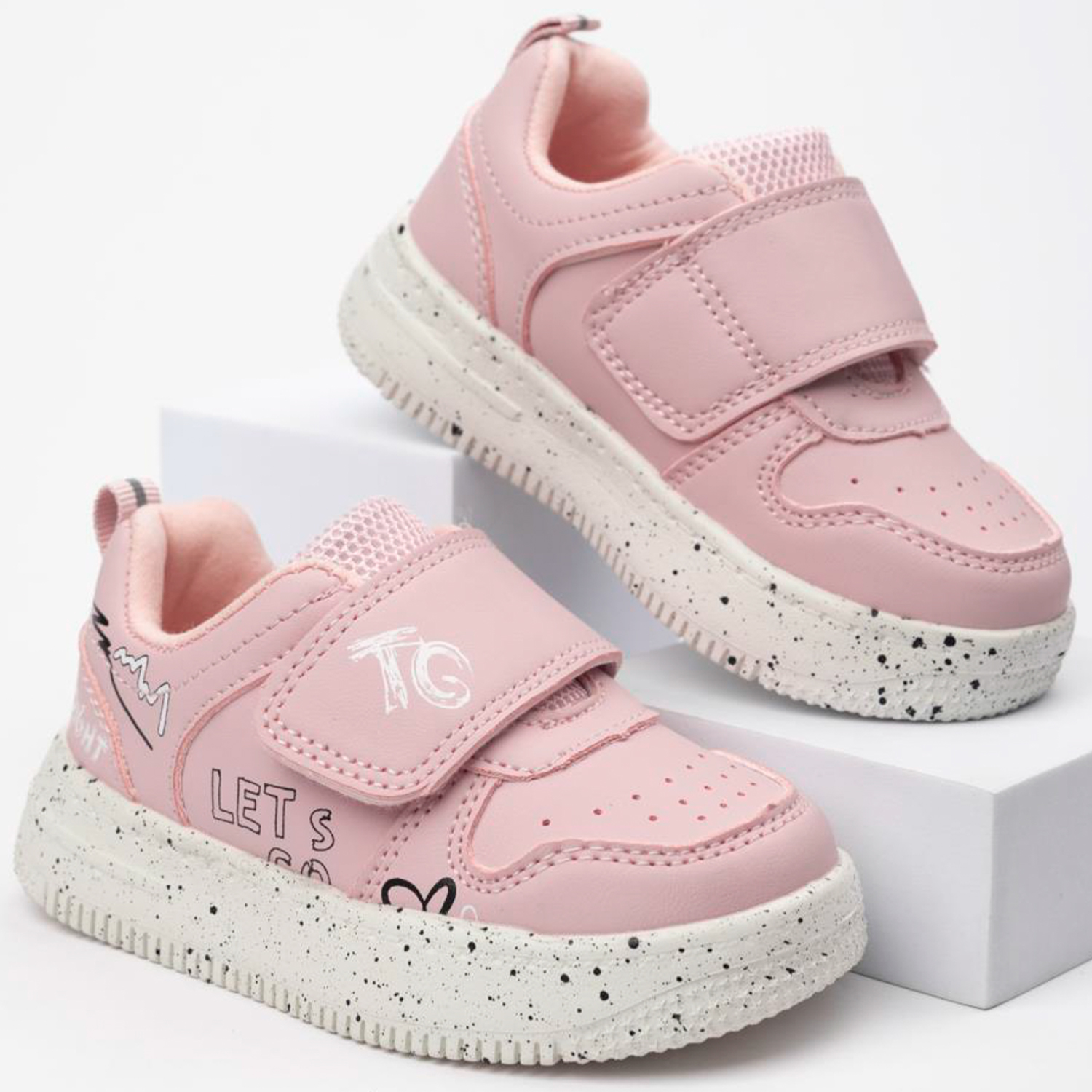 Кроссовки TikkaGo 2V22_772635_pink-white - фото 1