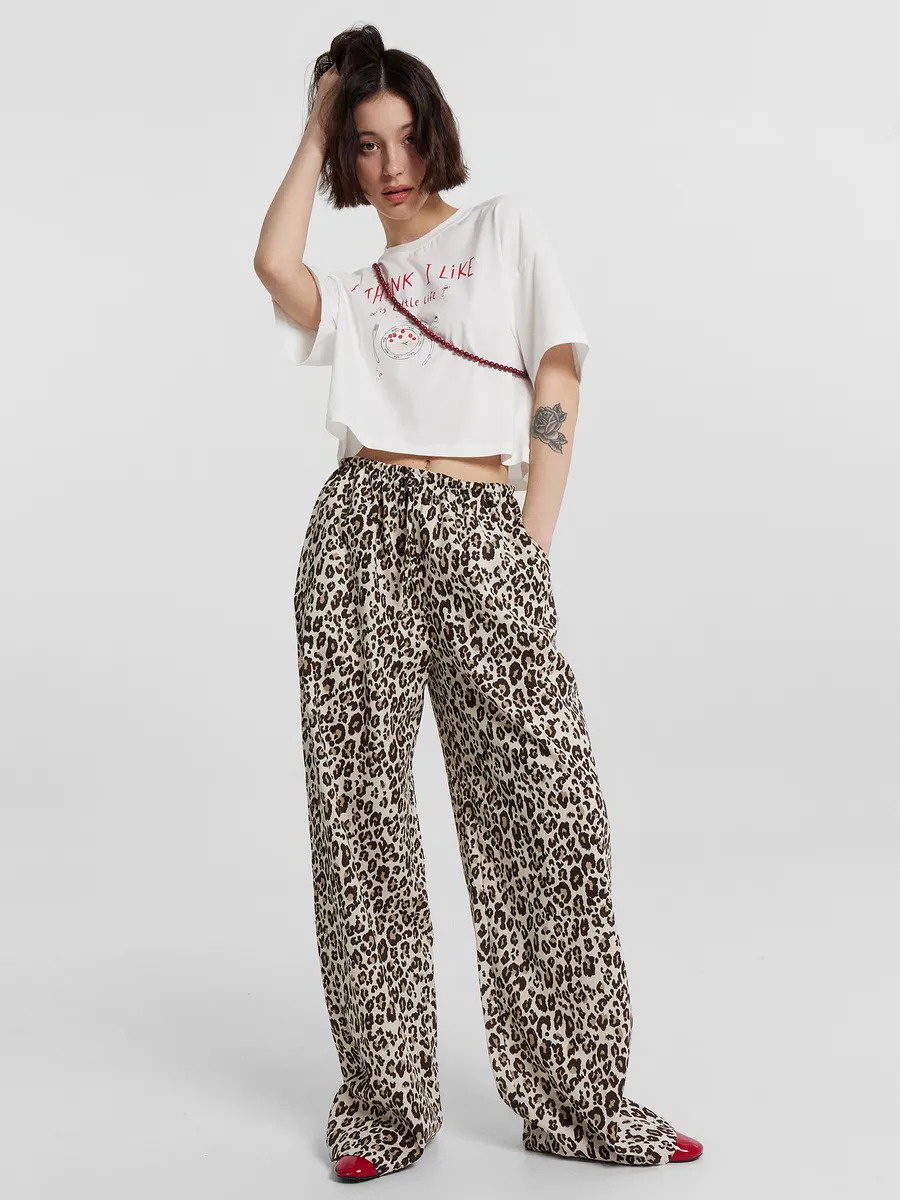 Брюки Mark Formelle (Марк Формэль) 182511/крупный леопард - фото 5