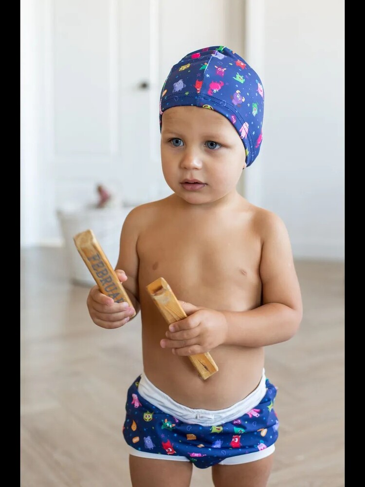 Шапочка для плавания Мамин Я Монстрики размер 3-6 лет - фото 10