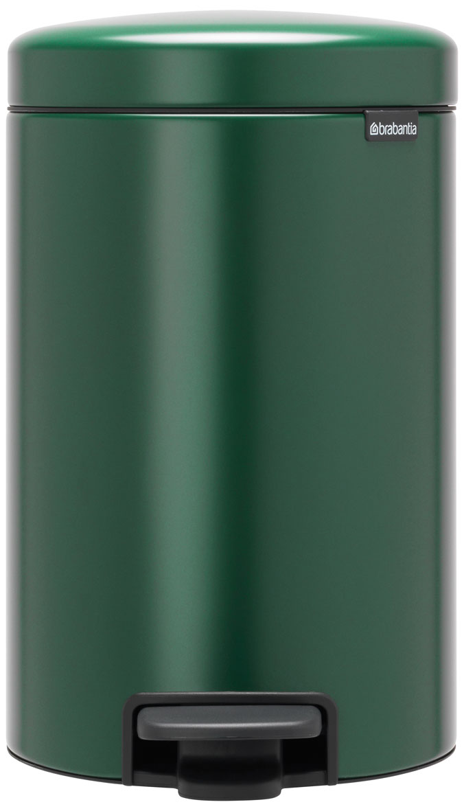 Бак мусорный Brabantia NewIcon с педалью зеленая сосна 12л 304040 - фото 14