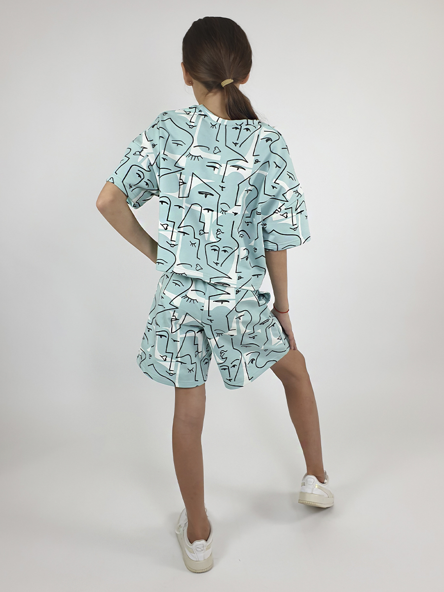 Футболка и шорты Luneva 02-132-1. - фото 2