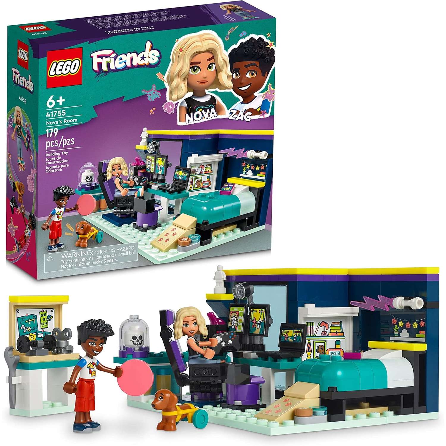 Конструктор LEGO Friends Комната Новы 179 дет. - фото 1
