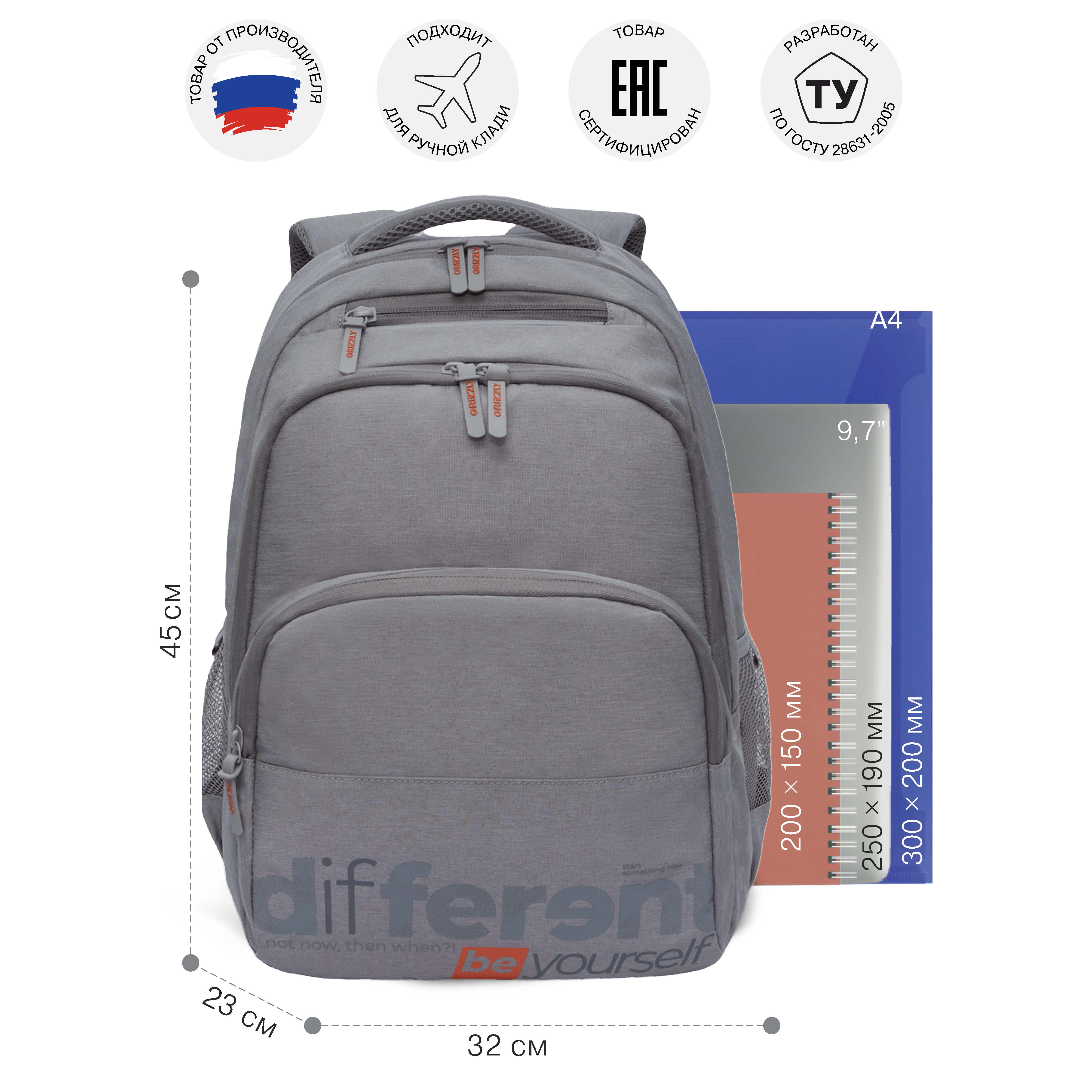 Рюкзак Grizzly для мальчика - фото 9