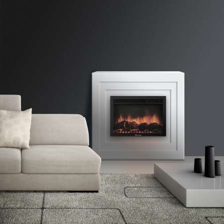 Каминокомплект Electrolux Очаг EFP/P-2520LS с порталом Cubo 25 - белый