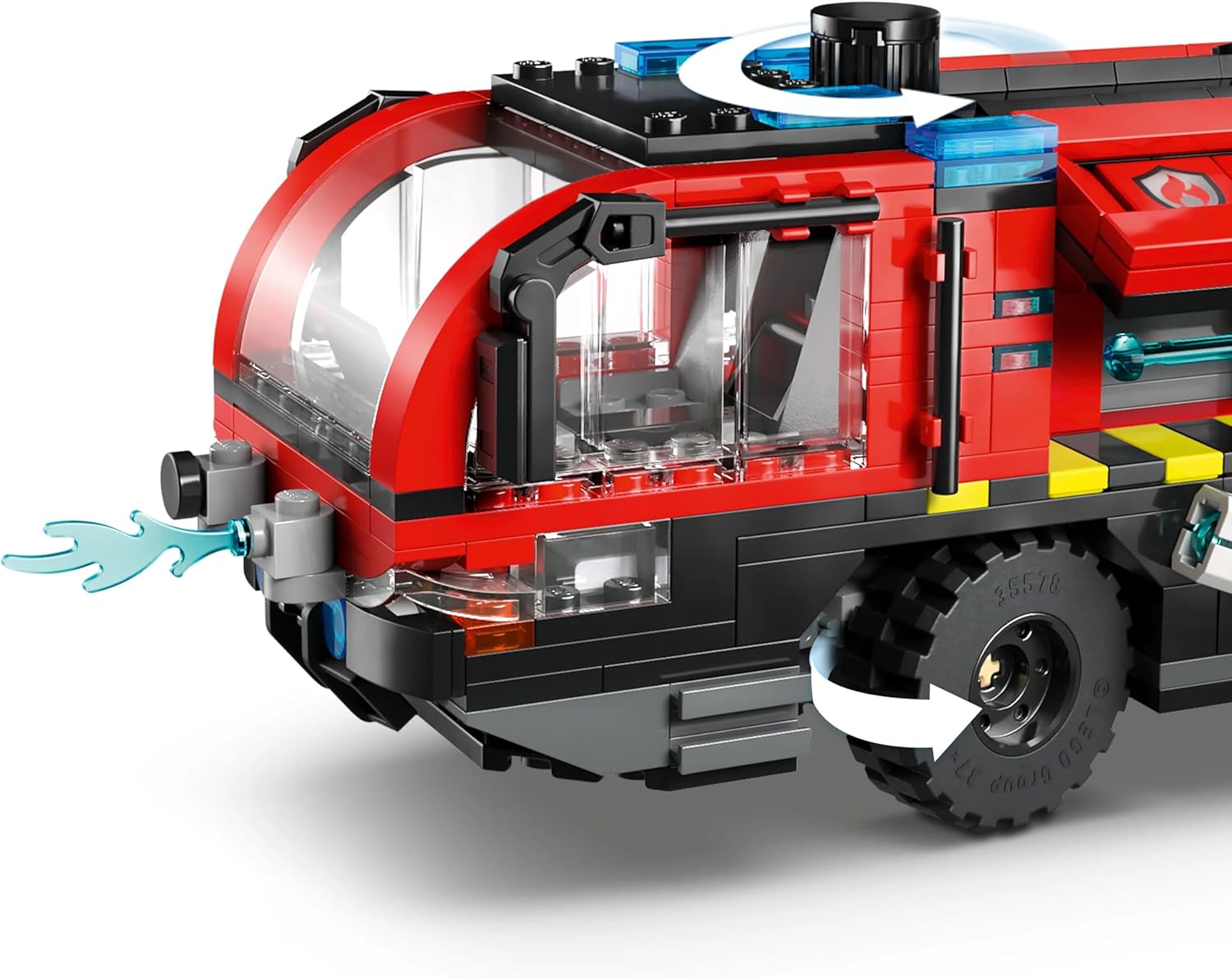 Конструктор LEGO City Пожарная машина для аэропорта 491 дет. - фото 5