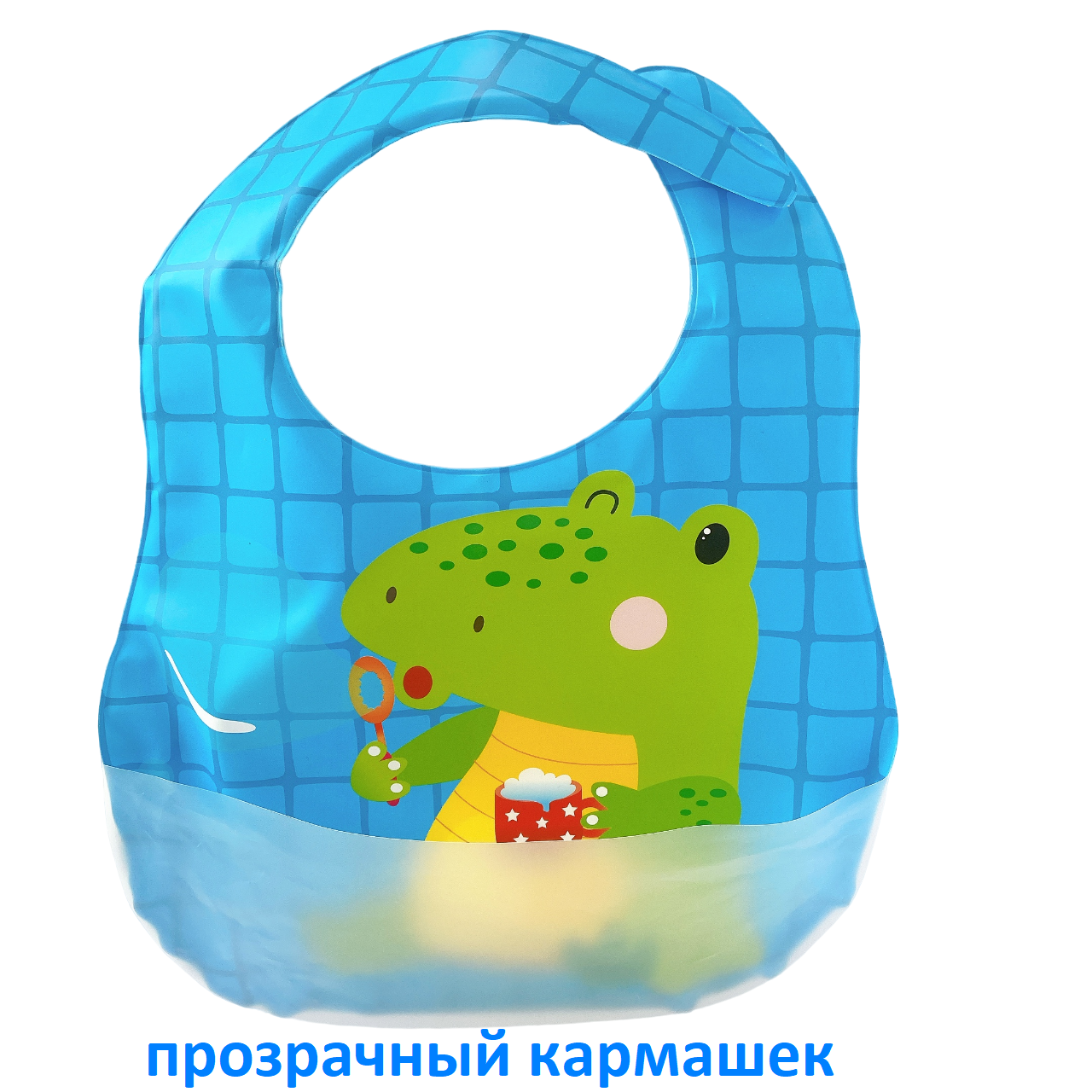 Нагрудник Uviton клеенка 1 шт. в ассортименте - фото 5