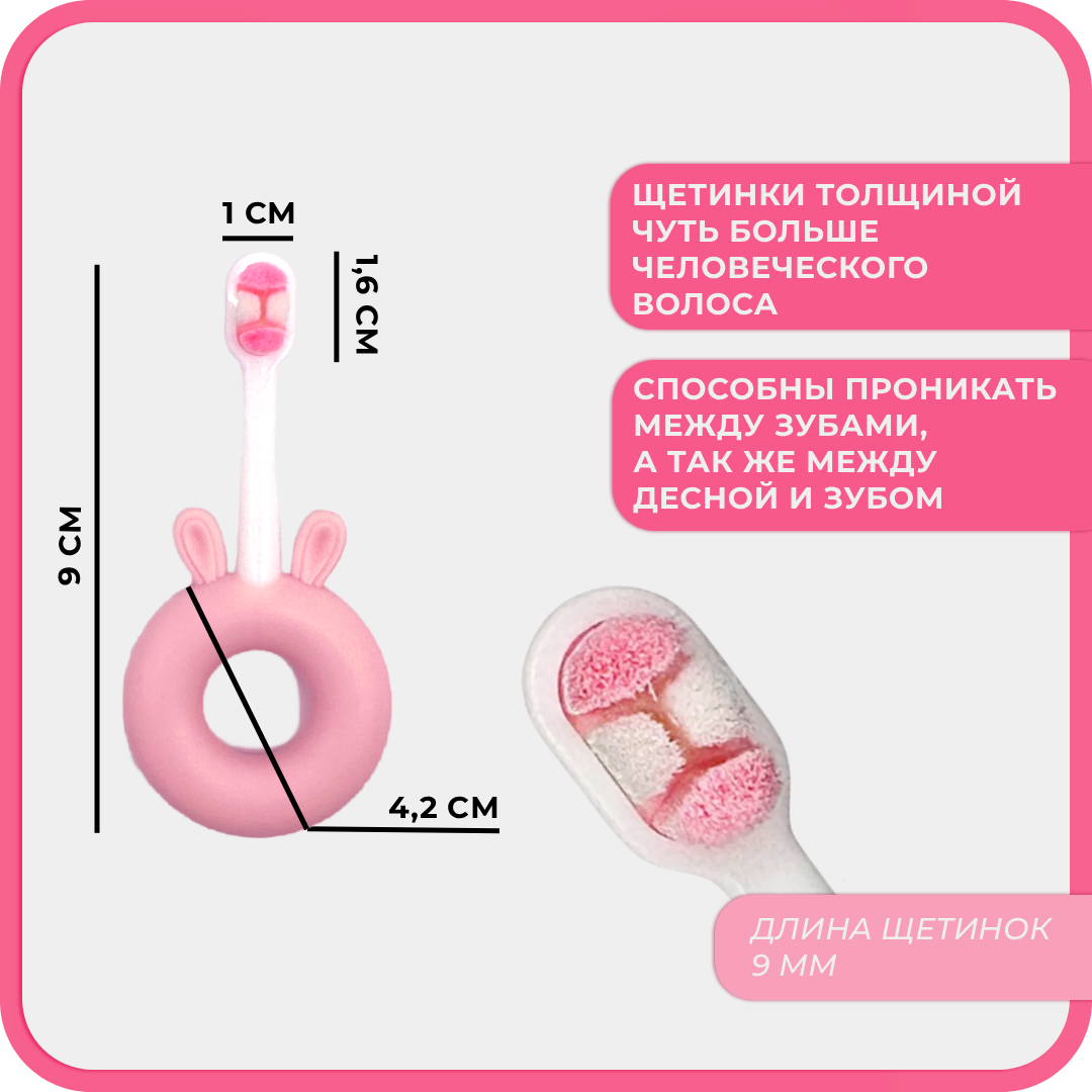 Зубная щетка классическая Чистый Зуб от 0 лет 1 шт. - фото 6