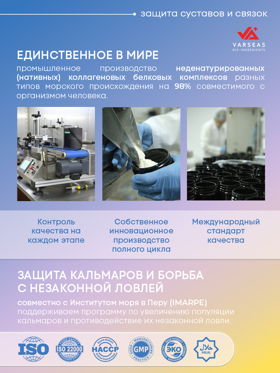 Морской коллаген 2 типа ITS COLLAGEN защита суставов и связок - фото 13