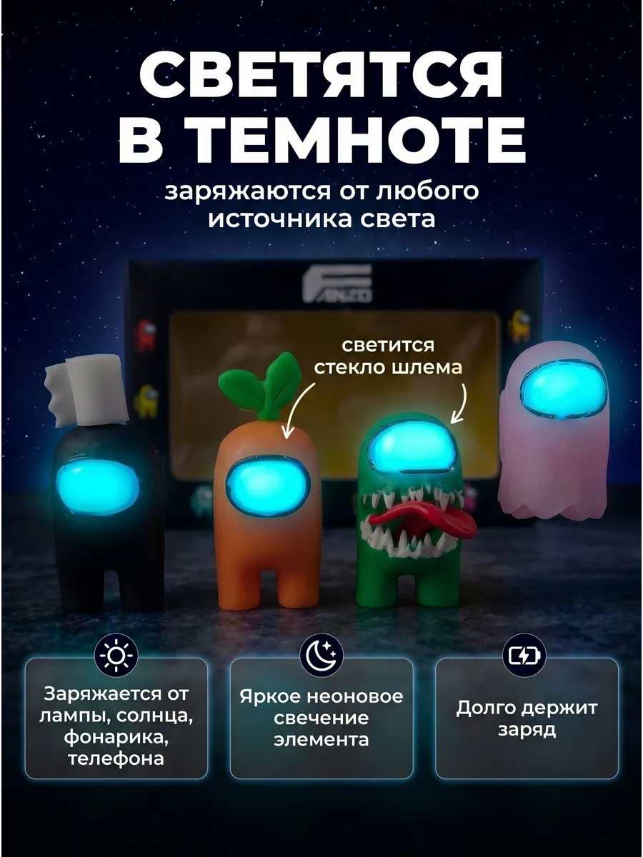 Игровой набор Fanzo Store Фигурки Амонг Ас с импостером - фото 2