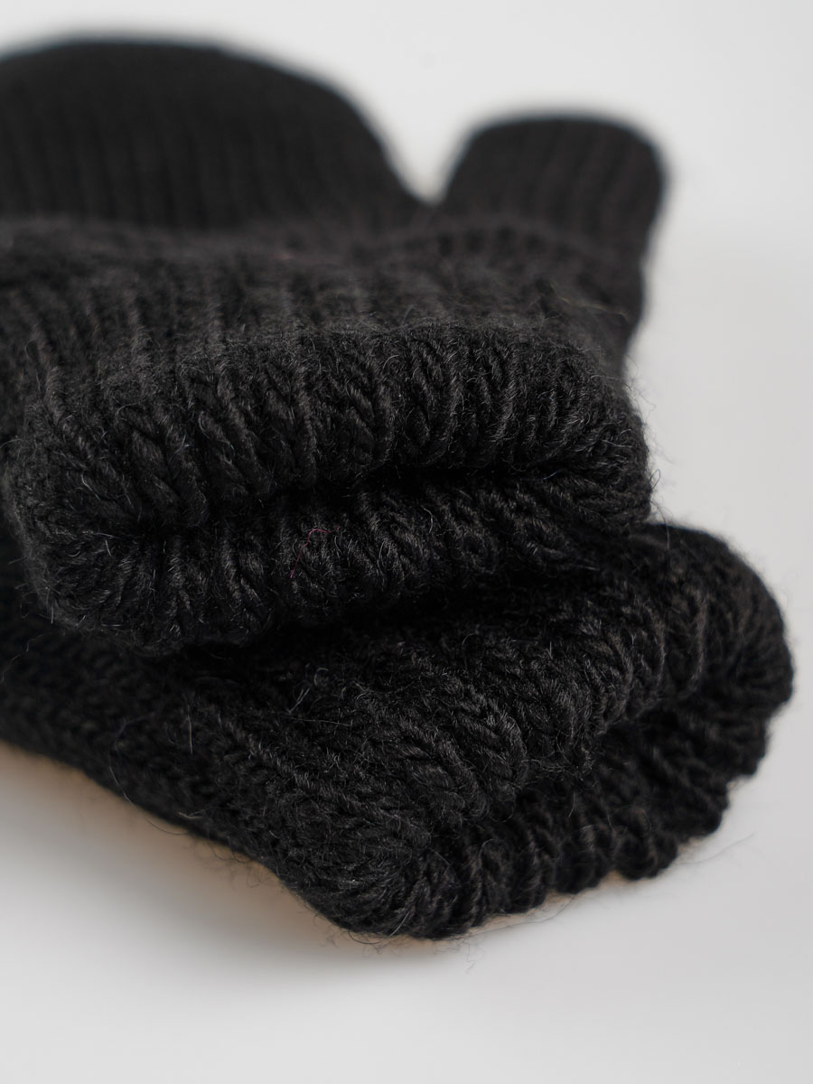 Варежки 2 пары ПриКиндер U-W_232826 Цвет: Черный/графит - фото 8