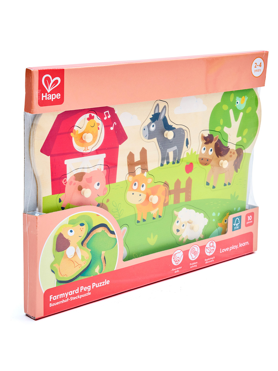 Игрушка Hape рамка-вкладыш На ферме - фото 2