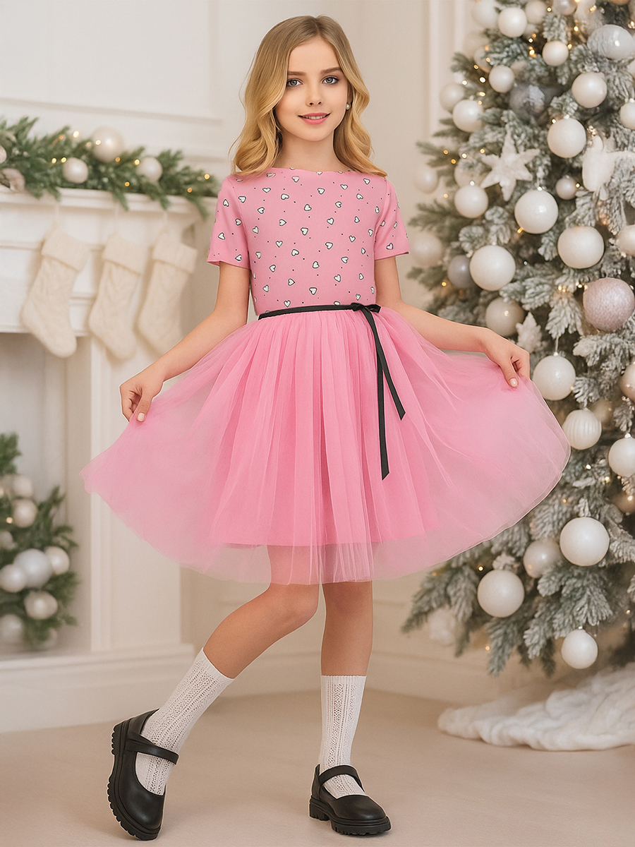 Платье HappyFox HFI3284розовый - фото 1