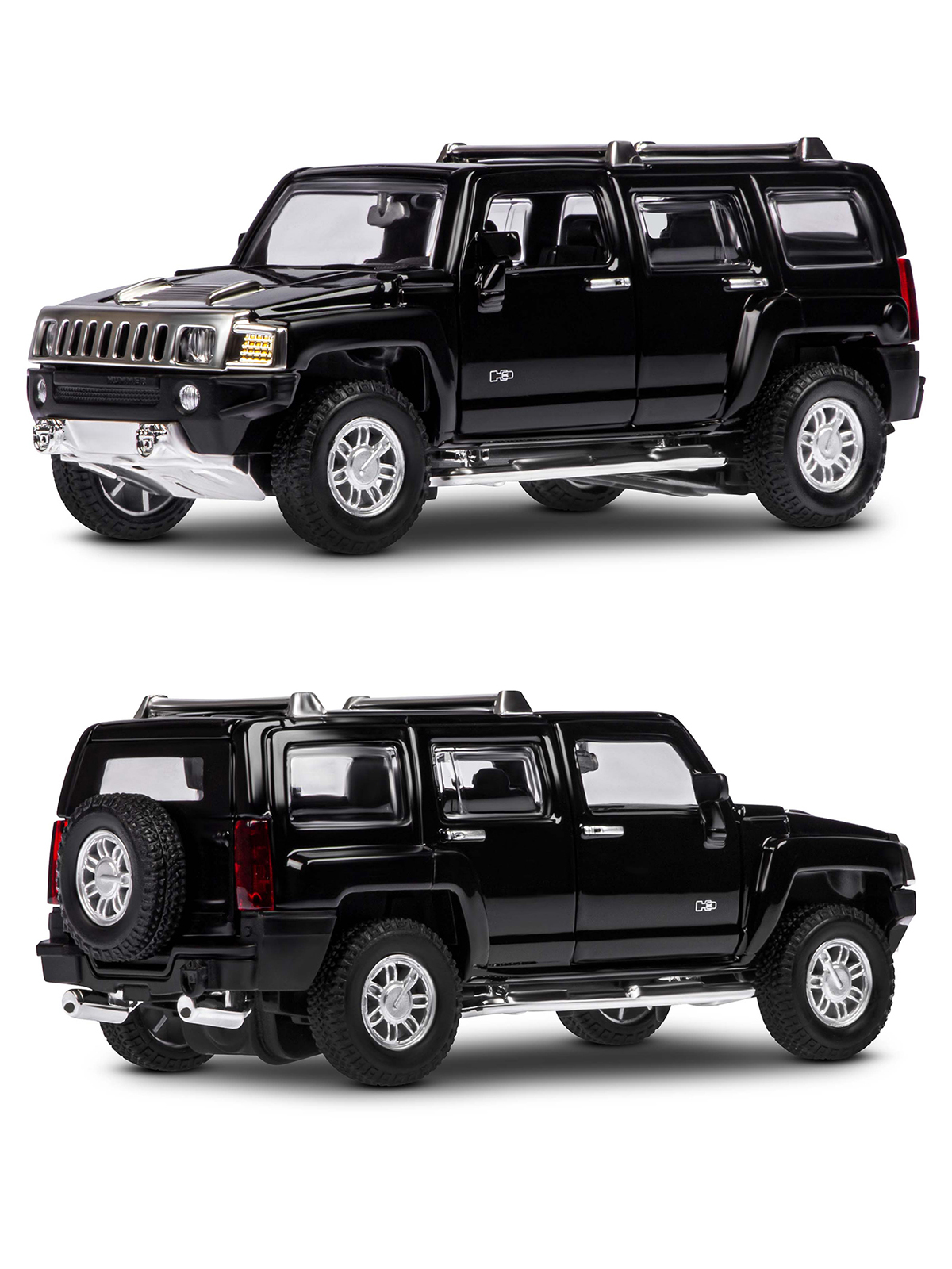 Внедорожник АВТОпанорама Hummer H3 1:32 JB1251156 - фото 7