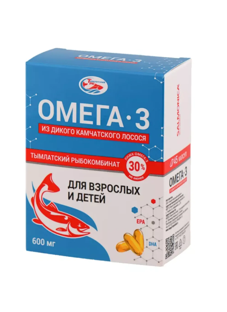 Омега 3 Тымлатский рыбокомбинат из дикого камчатского лосося - фото 2