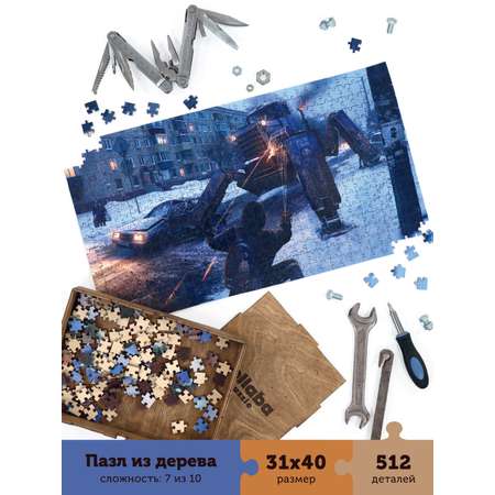 Пазл Collaba puzzle деревянный