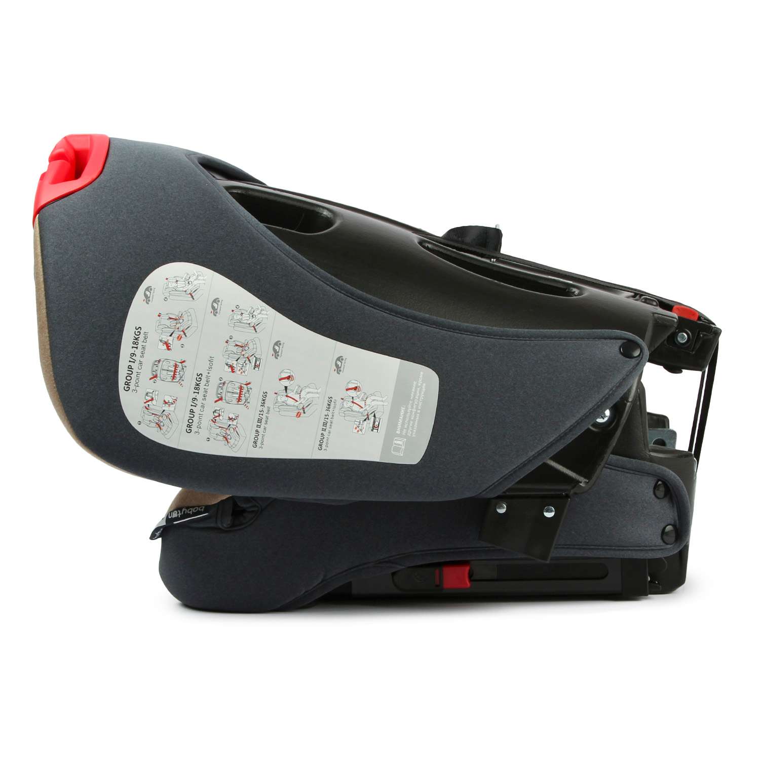 Автокресло Babyton Maverick Beige Isofix 1/2/3 (9-36 кг) - фото 13