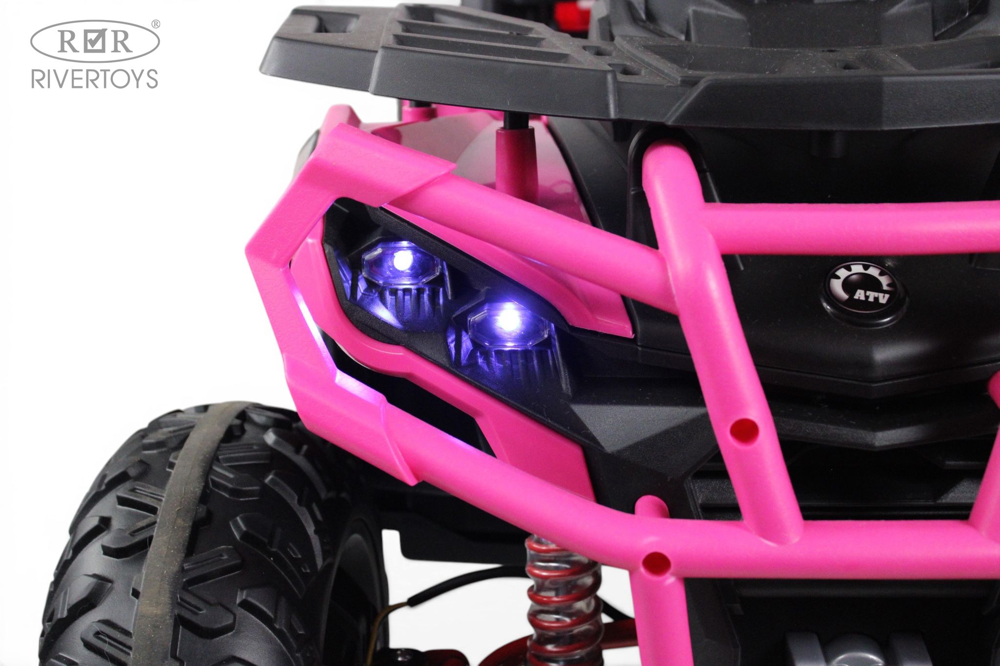 Электромобиль RIVERTOYS Z111ZZ-NEW-PINK С пультом ДУ - фото 11