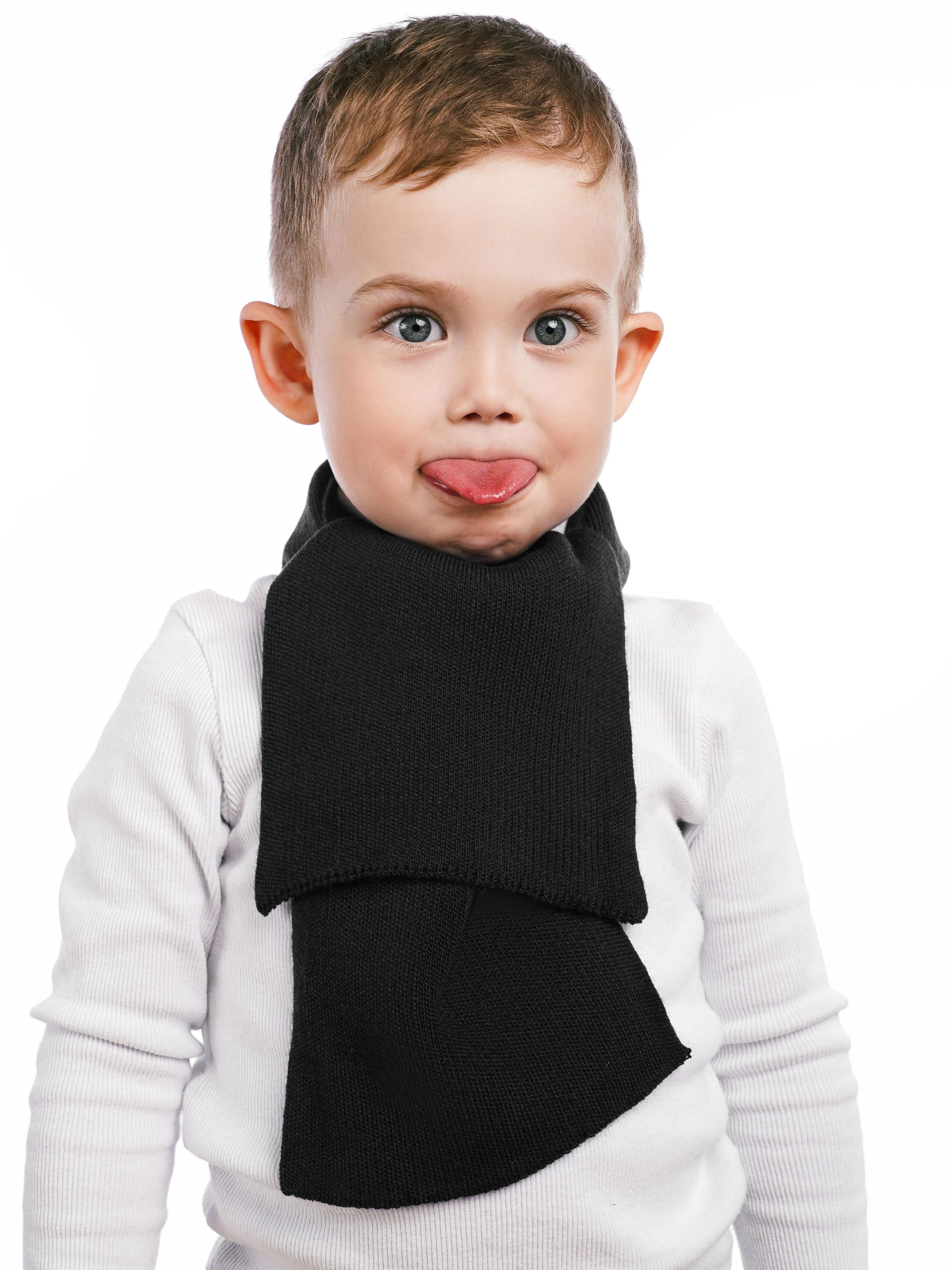 Шарф ПриКиндер U-W_232829 Цвет: Черный - фото 1