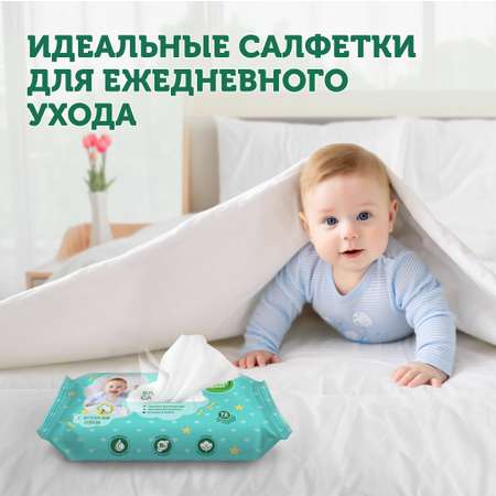 Влажные салфетки Свежая нота 5 упак. 72 шт.