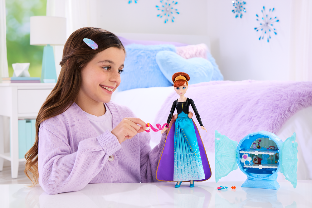 Кукла модельная Disney Frozen Jewel Reveal Anna высота 29 см JJY37 - фото 8