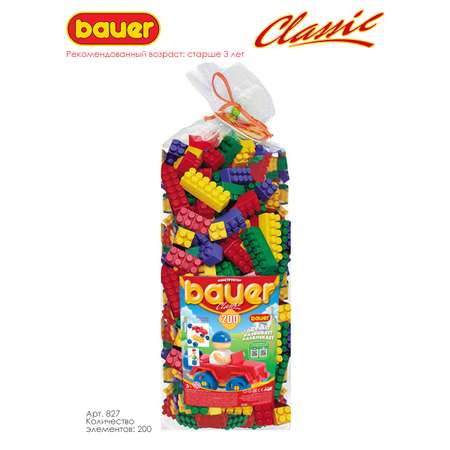 Конструктор BAUER для мальчиков 200 дет.