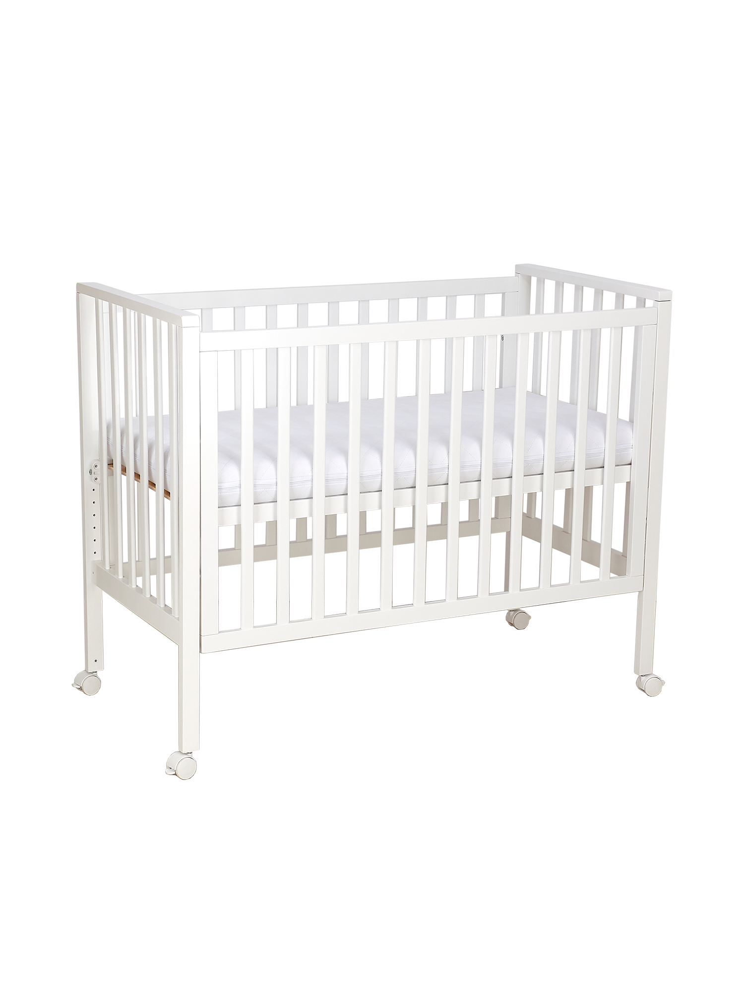 Детская кроватка Sweet Baby Luna с матрасом, без маятника (белый) - фото 15