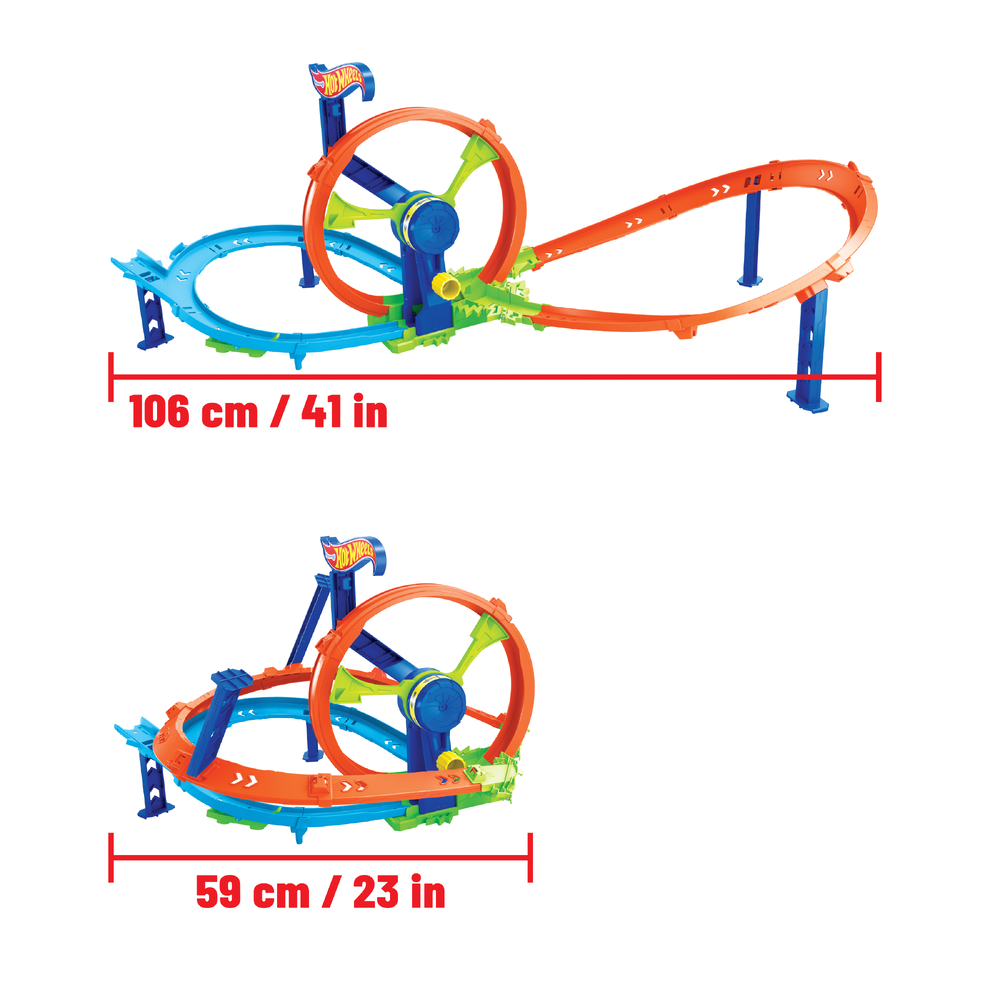 Трек Hot Wheels Колесо Кривошип Краш JBX65 - фото 4